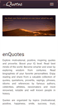 Mobile Screenshot of enquotes.com